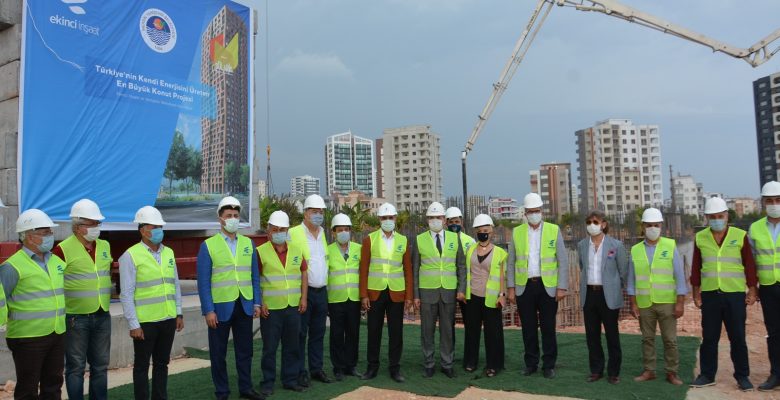 Kendi enerjisini üreten konut projesinin temeli atıldı