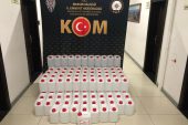 850 LİTRE SAHTE ALKOL ELE GEÇİRİLDİ