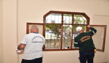 Toroslar’dan evi yanan aileye destek