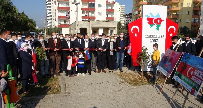 Mersin’de Azerbaycan Parkı açıldı