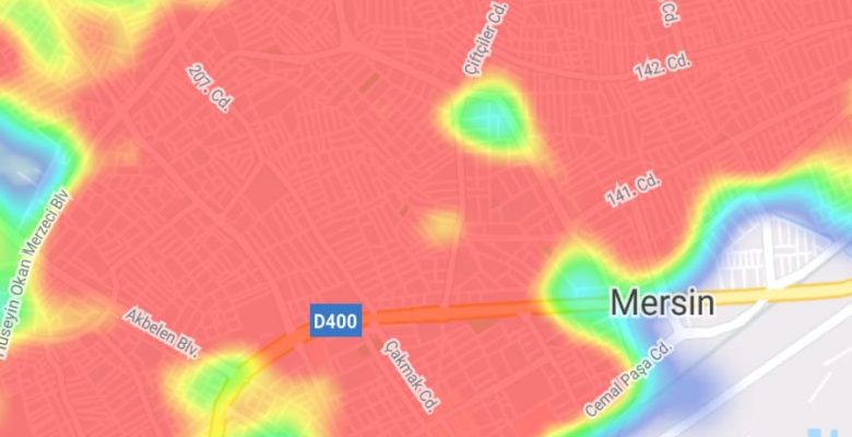Mersin, Yüksek Riskli Şehir Konumunda… Harita Kıpkırmızı!!!