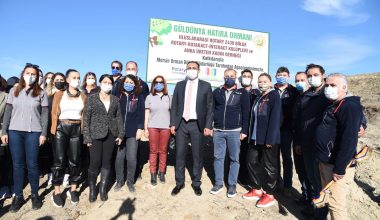 Güldünya Tören için hatıra ormanı