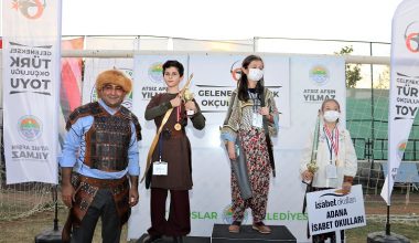 GELENEKSEL OKÇULUK TOYU’NDA OKLAR ATA’YA SAYGI İÇİN ATILDI