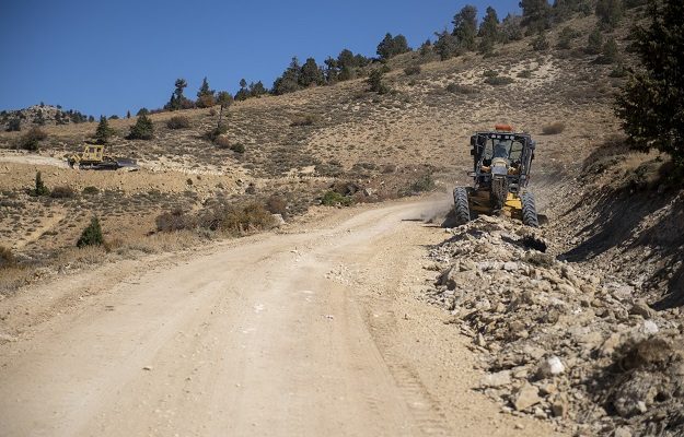 Eski Ermenek Yolunda çalışmalar başladı