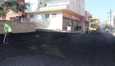 Toroslar’da asfalt çalışmaları…