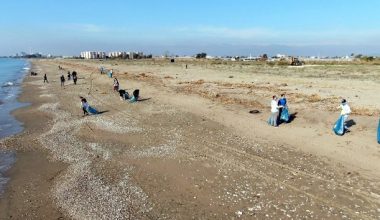 KAZANLI SAHİLİ TEMİZLENDİ