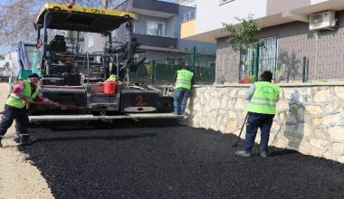 Toroslar’da üst yapı çalışmaları.