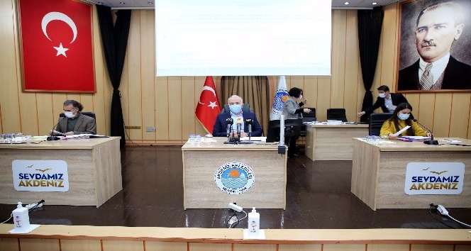 Akdeniz Belediyesi Meclis toplantısı yapıldı