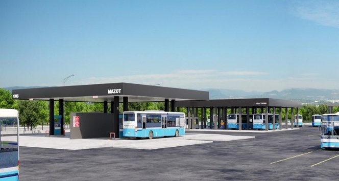 Toplu Taşıma Yerleşkesi yapılıyor