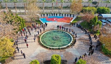 Erdemli Belediyesinde İstiklal Marşı okundu