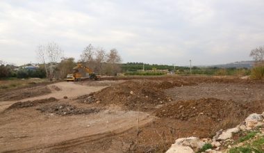 Erdemli Arpaçbahşiş’te yeni mesire alanı çalışmaları başladı