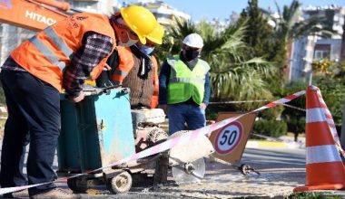 Bisiklet yolu çalışmaları başladı