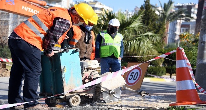Bisiklet yolu çalışmaları başladı