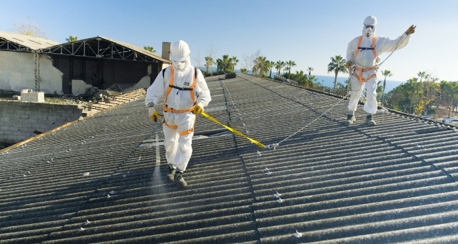 Bir Binanın Yapımında Asbeste Rastlanması Üzerine Harekete Geçildi