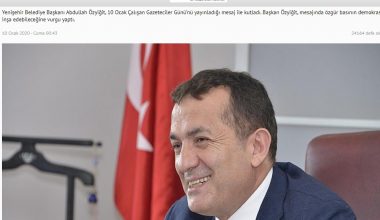 Başkan Özyiğit, Çalışan Gazeteciler Günü’nü kutladı