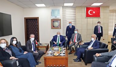 Lütfi Elvan ve Binali Yıldırım Başkan Gültak’ı Ziyaret etti