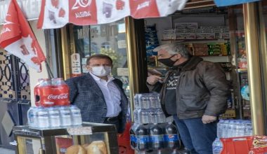 Başkan Seçer, esnafı ziyaret etti