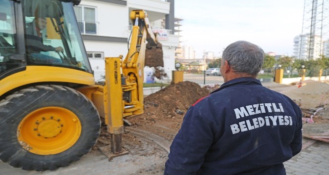 Mezitli Belediyesinden yağmur suyu toplama sistemine destek