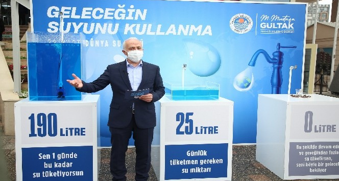 “Kişi başı su tüketimini 190 litreden 25 litreye düşürelim”