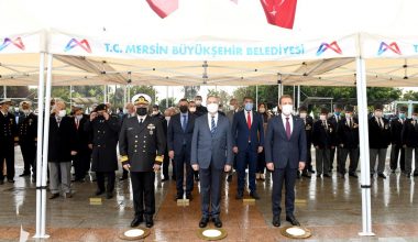 Atatürk’ün Mersin’e Gelişinin 98’inci Yıl Dönümü Törenle Kutlandı