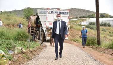 Başkan Kılınç Gercebahşiş Asfalt Çalışmasını İnceledi