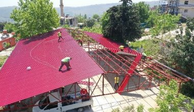 Erdemli Belediyesi, yeni bir sosyal alan yapıyor