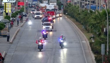 19 Mayıs coşkusu ile araç konvoyu düzenlendi