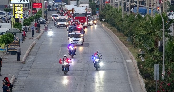 19 Mayıs coşkusu ile araç konvoyu düzenlendi