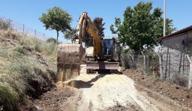 Akdeniz’de yol çalışmaları