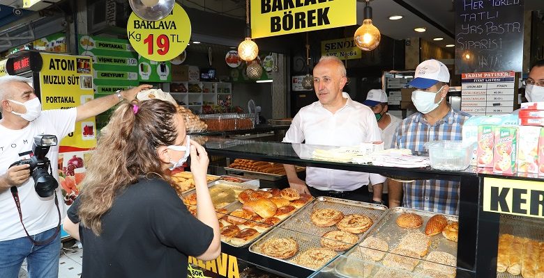 Gültak, Kuvvai Milliye Caddesi Esnafını Ziyaret Etti