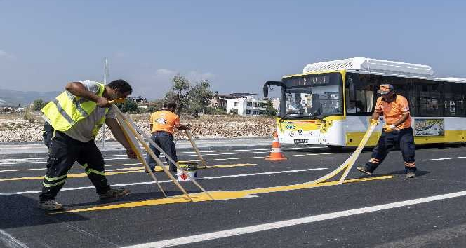 4.Çevre Yolunda sinyalizasyon sistemi kurma çalışmaları yapıldı