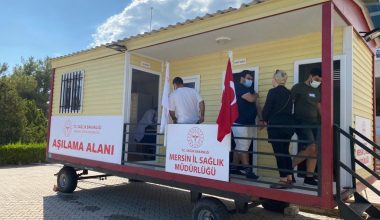 Mobil Aşı Ekibi Çiftlikköy Yerleşkesinde