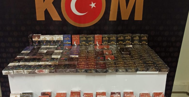 Silifke’de Bandrolsüz Nargile Tütünü Ele Geçirildi