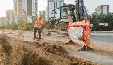 Göçmen Katlı Kavşak Projesi için yol trafiğe kapatıldı