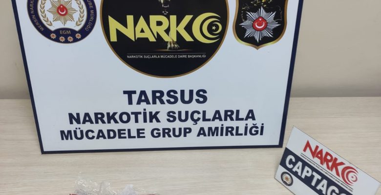 Tarsus’ta 474 Adet Uyarıcı Hap Ele Geçirildi