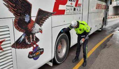 111 bin 115 araç denetlendi