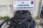 KABLO HIRSIZLARI KISKIVRAK YAKALANDI