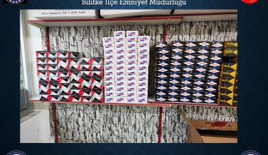 SİLİFKE POLİSİNDEN KAÇAK SİGARAYA  SERT TOKAT