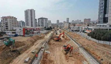 Göçmen, katlı kavşağın yüzde 58’i bitti