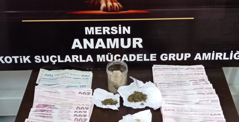 ANAMURDA UYUŞTURUCU TİCARETİ YAPAN ŞAHIS TUTUKLANDI