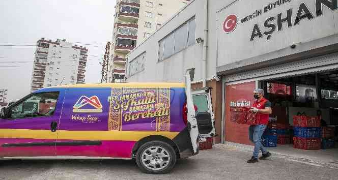 “200 bin paket iftar yemeği dağıtıldı”