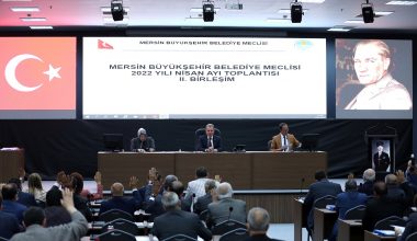 Mersin Büyükşehir Belediye Meclisinin Nisan ayı 2. Birleşim ToplantısIı yapıldı