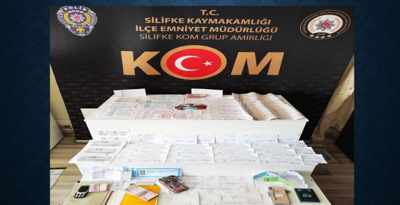 SİLİFKEDE TEFECİLİK YAPANLARA POLİSTEN ŞOK OPERASYON