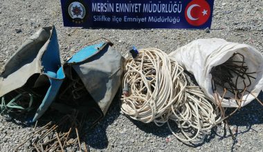 SİLİFKE’DE İNŞAAT HIRSIZI POLİSTEN KAÇAMADI