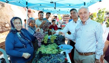 ESENLİ ÜZÜM ŞENLİĞİNE VATANDAŞLAR AKIN ETTİ