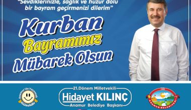 Başkan Kılınç’tan, Kurban Bayramı mesajı