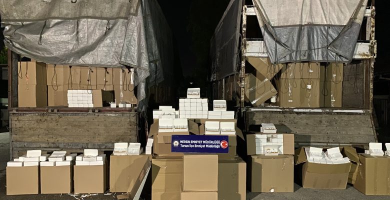 16 MİLYON KAÇAK MAKARON ELE GEÇİRİLDİ