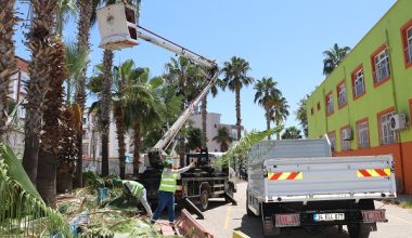 Okul Bahçeleri Bakımdan Geçiyor