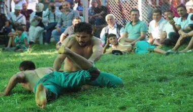 Erdemli’de Geleneksel Hacıalanlı Yaylası Güreş Şenlikleri ilgi çekti
