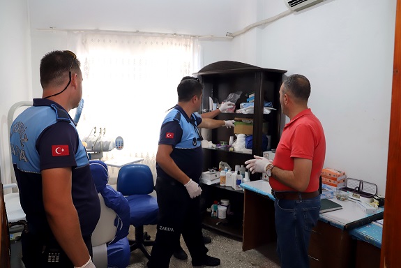 Ruhsatsız Diş Kliniği Mühürlendi